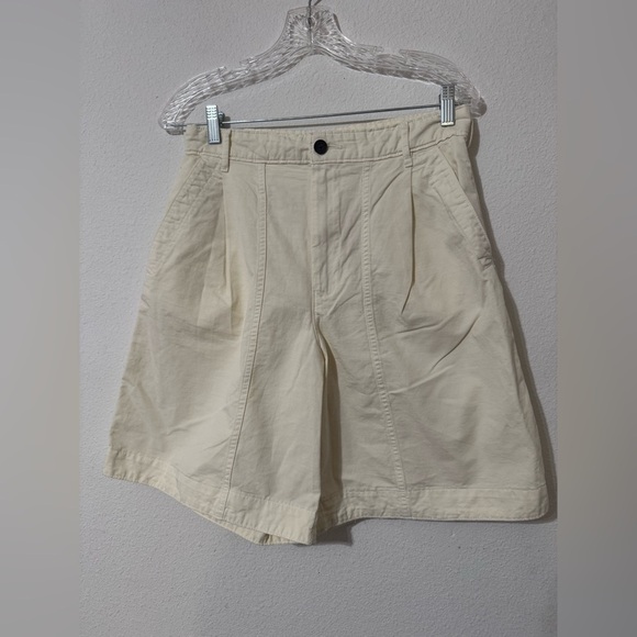 Everlane Women's Cream Bermuda Shorts - Picture 4 of 6